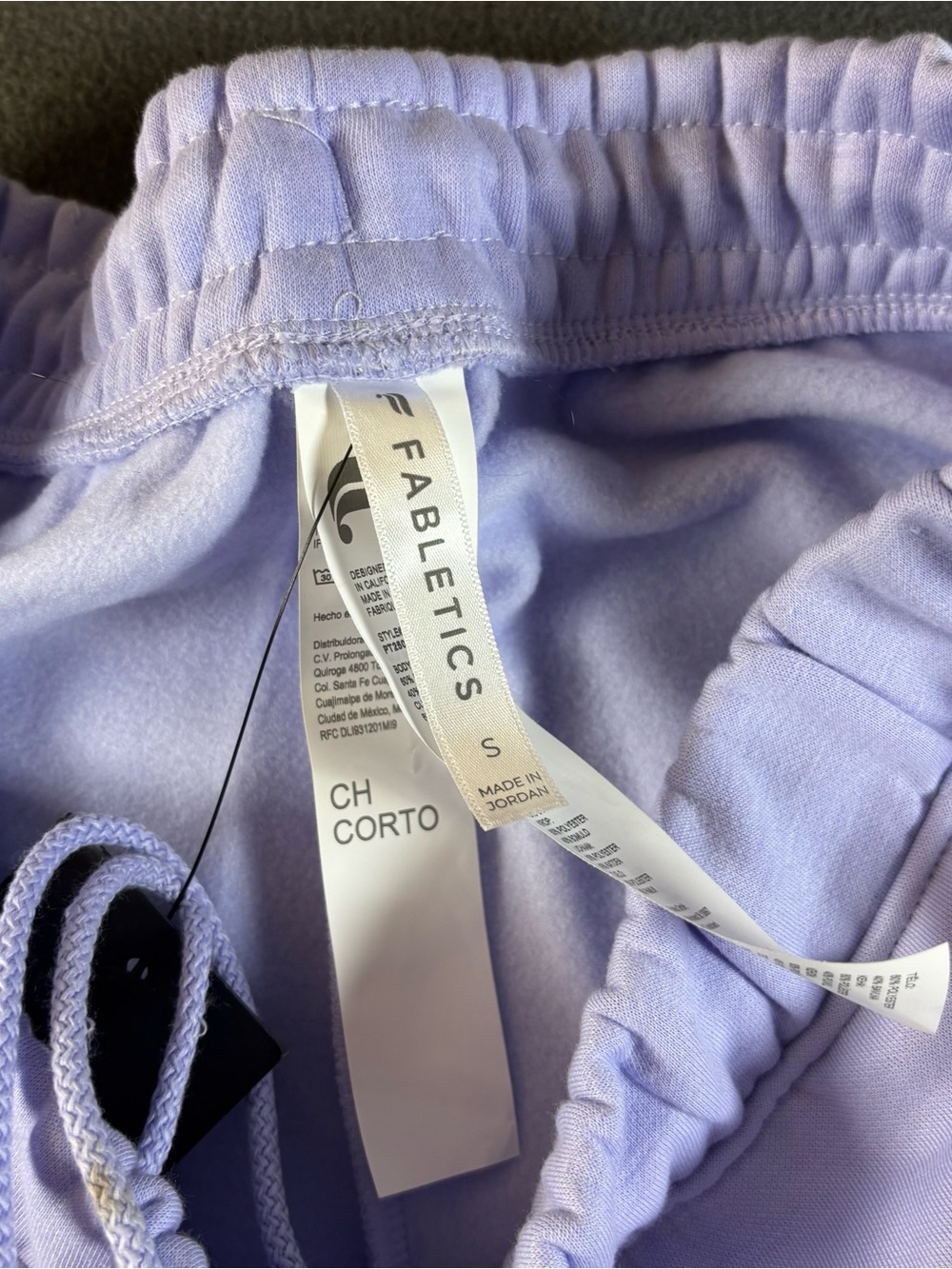 FABLETICS Cozy Fleece Wide Leg Sweatpant in Lilac- Size Small - Picture 12 of 13